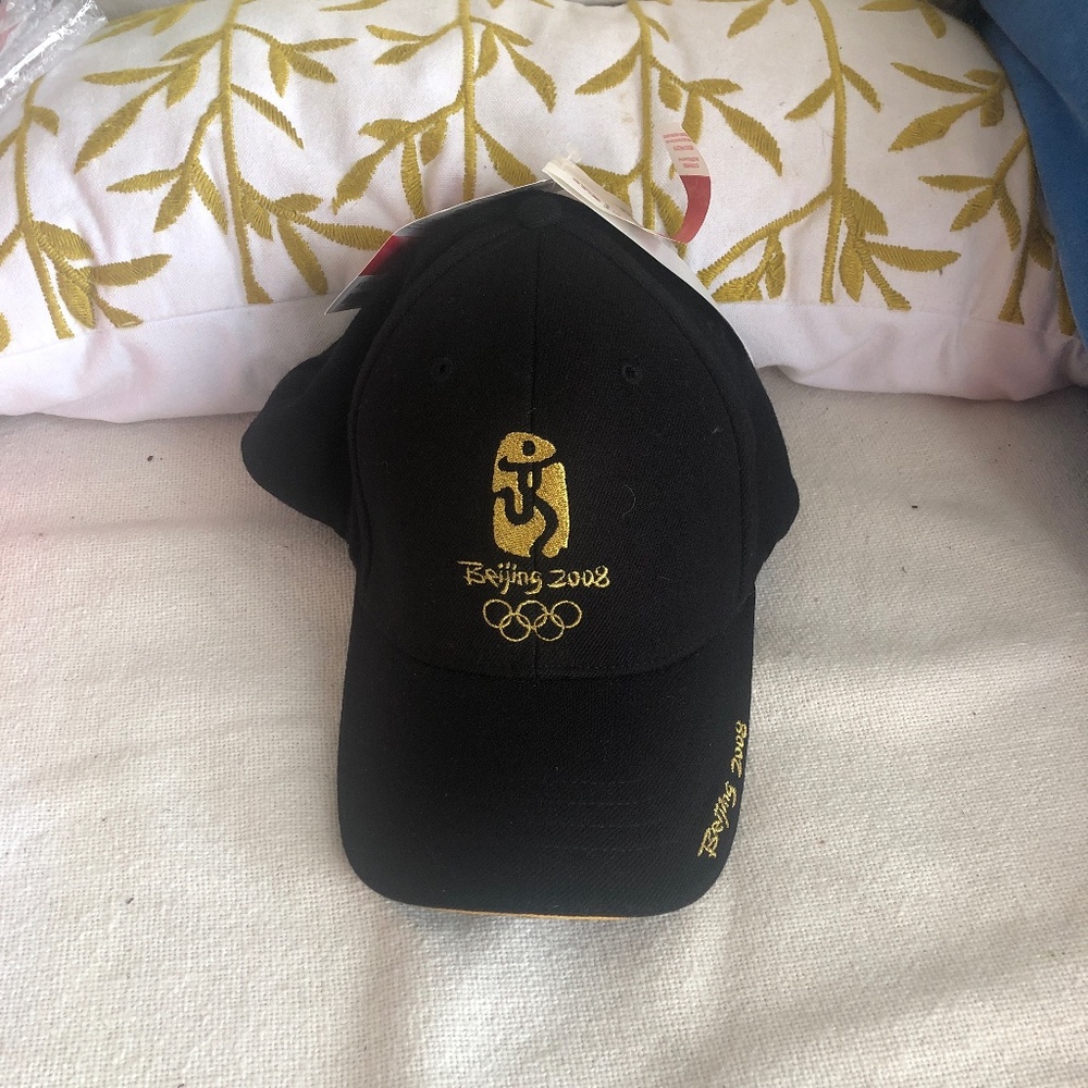 NWT Beijing Olympic 2008 fitted Cap embroidered logo